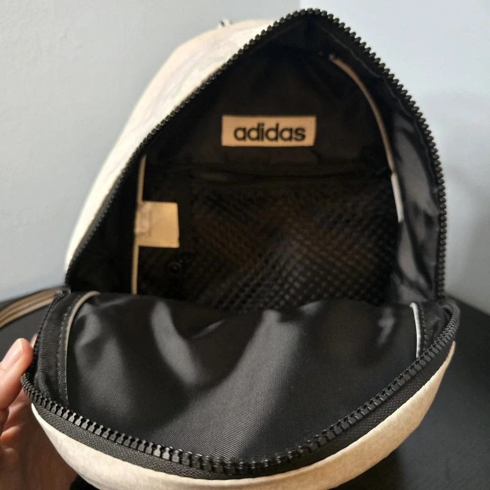 Adidas Unisex Core Polyester Mini Backpack‎ - Black and White